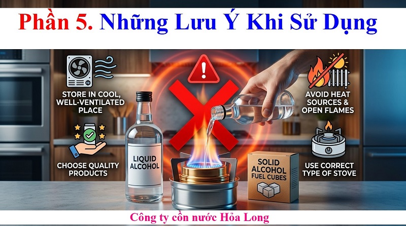 So Sánh Cồn Nước Và Cồn Khô: Loại Nào Tốt Hơn Cho Đun Nấu Và Sử Dụng Hàng Ngày?